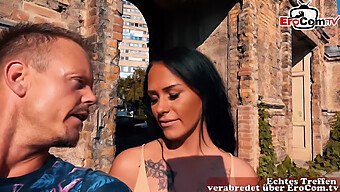 German Latina Milf'S Public Encounter Turns Into Sexual Rendezvous