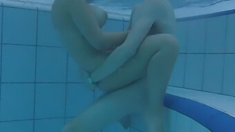 Amateur Couple Gets Naughty In The Pool With Hidden Camera Recording