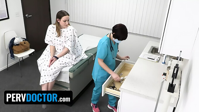 A young woman offers sexual favors to a doctor in exchange for a prescription