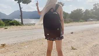 Pov Encounter With A Blonde Hitchhiker