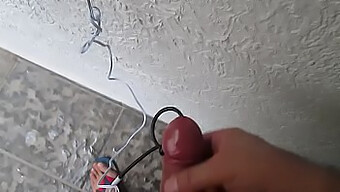 Solo Boy Reaches Orgasm With Electro Play