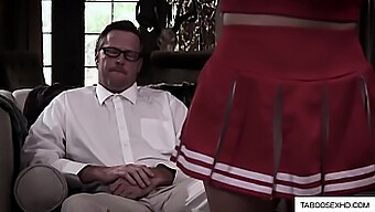 A Young Cheerleader Seduces An Older Man In Taboo Role-Play