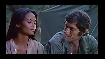 Vintage Thriller Scene Featuring Hot Jungle Action