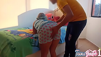 Stepfather Surprises Me In My Room And We Have Passionate Sex