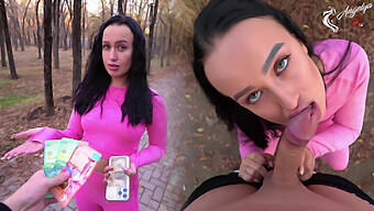 Angelya.G, Russisk Agent, Giver Et Blowjob Udendørs I Hd