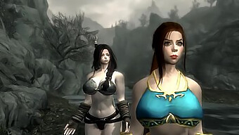 Jenna Dan Lacey Menghadapi Hukuman Di Skyrim.