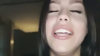 Alina Lopez's sensual skills with her long tongue