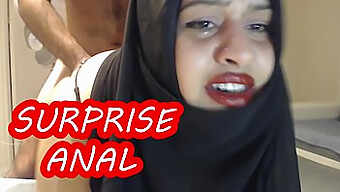 Secretly Recorded Anal Play With A Married Woman In Hijab!