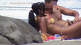 Öffentlicher Sex Am Strand Mit Heißem Brünetten Teen