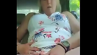 Sexy Wife'S Car Masturbation And Orgasm