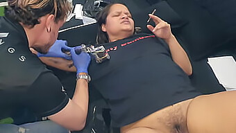 Ink And Intimacy: Wife Offers Tattooist Her Pussy For A Tattoo