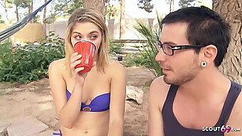 Karina White Seduces Shy Teen For A Steamy Encounter At A College Pool Party