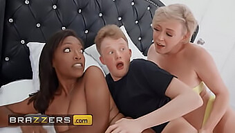 Dee Williams And Jimmy Michaels In A Threesome With Cum Swapping And Facial Finale