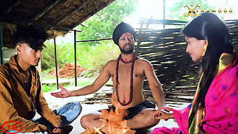 A Sinful Monk And Virtuous Women, Young Indian Girl In Action