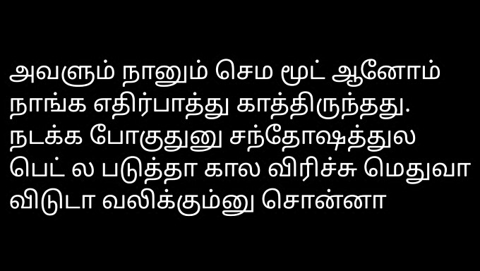 Narración erótica de audio del encuentro íntimo de una chica tamil