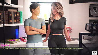 A Steamy Encounter Between A Wife And Stepmother In A 3d Game