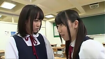 Japanese Schoolgirl Lesbians Engage In Sexual Activity On Upornia.Com