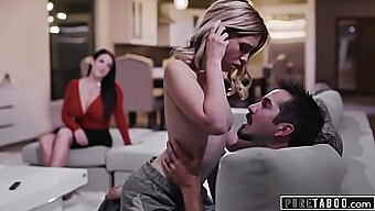 Angela White, The Virtual Assistant, Leads A Couple Into An Erotic Encounter In This Sci-Fi Porn Video