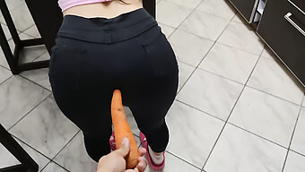 Amateur Wife Seeks Big Cock And Satisfies Herself With A Carrot