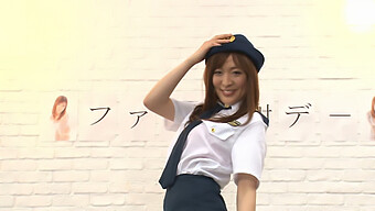 A Young Japanese Girl Dons A Police Uniform And Engages In Oral And Vaginal Sex With Multiple Men