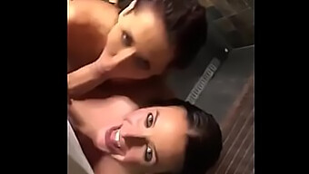 Natural Tits Wife'S Friend Gives Sloppy Blowjob And Threesome Sex