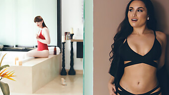 Gabriella Paltrova And Stunning Trans Woman Meet For A Steamy Session At The Spa