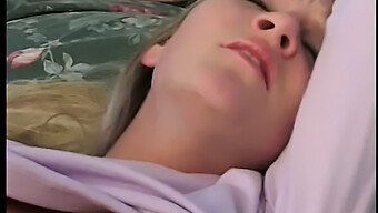 A Stunning Young Blonde With Adorable Breasts Receives A Large Penis Inside Her Vagina