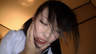 Japanese Cutie Demonstrates Her Oral Prowess